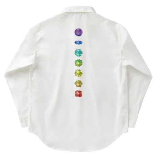 Seven chakras Work Shirt