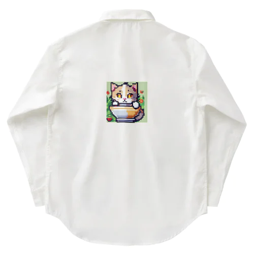 マグカップかくれんぼ猫 Work Shirt