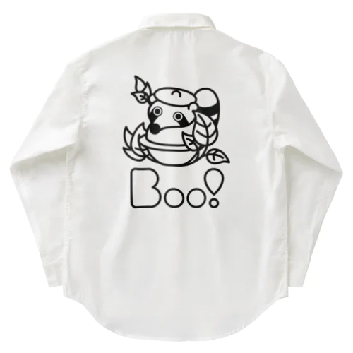Boo!(ぶんぶくちゃがま) ワークシャツ