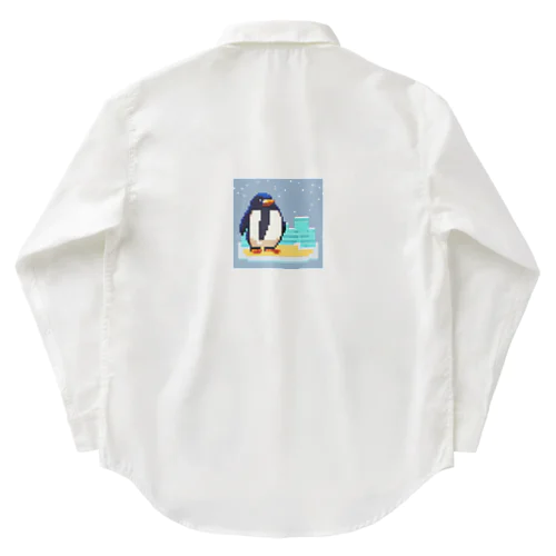 ドット絵のペンギン Work Shirt