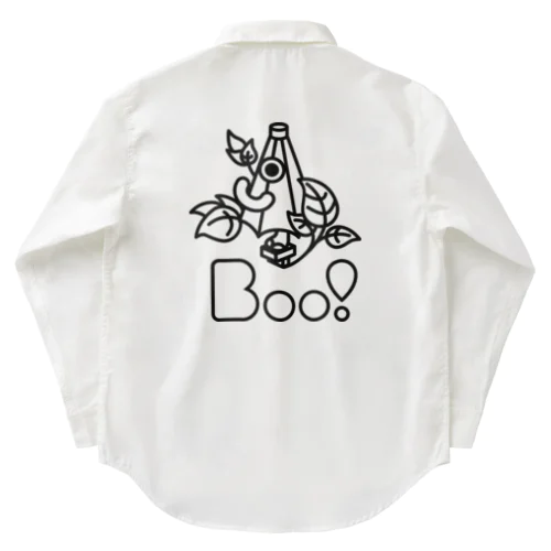 Boo!(からかさおばけ) Work Shirt