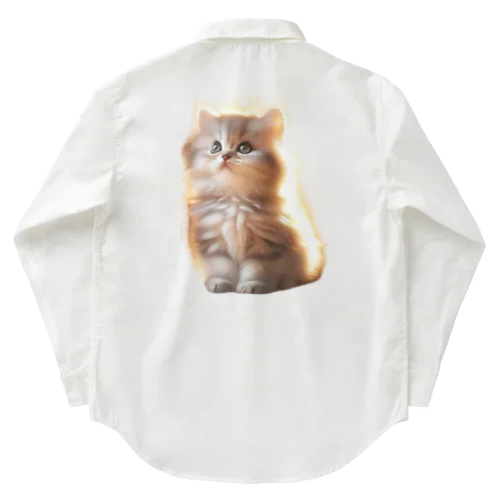 猫 Work Shirt