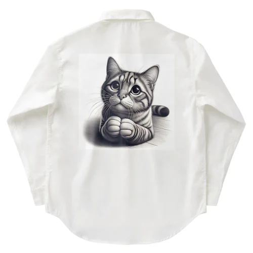 おねだり猫 Work Shirt