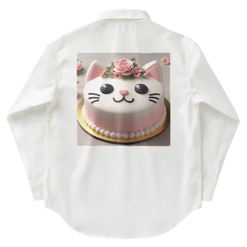 ねこケーキ４ Work Shirt