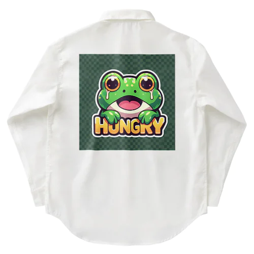 HUNGRYカエル Work Shirt