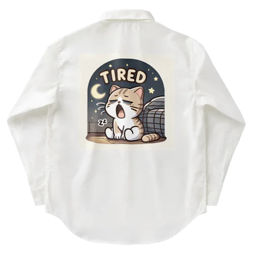 Tired cat7 Work Shirt