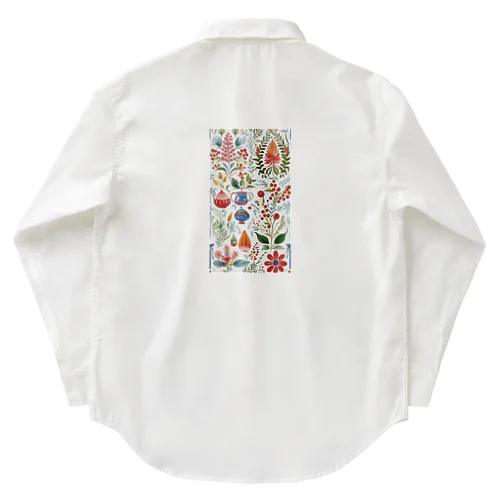 花の詩カップ(The Flower Poetry Cup) Work Shirt