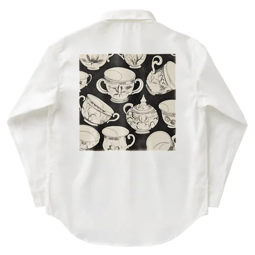 花の詩カップ(The Flower Poetry Cup) Work Shirt