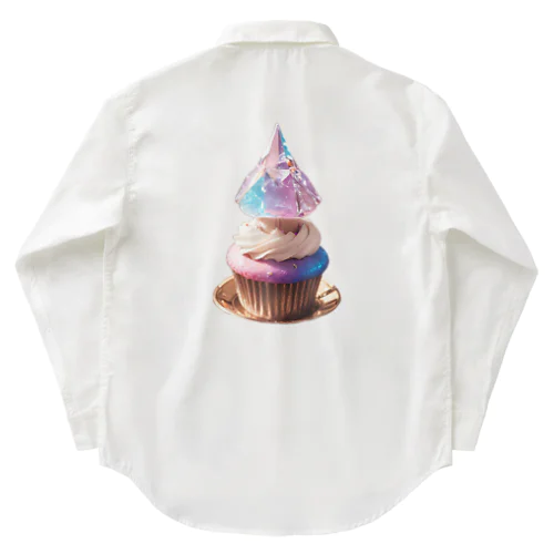 プルプル宝石のカップケーキ Work Shirt
