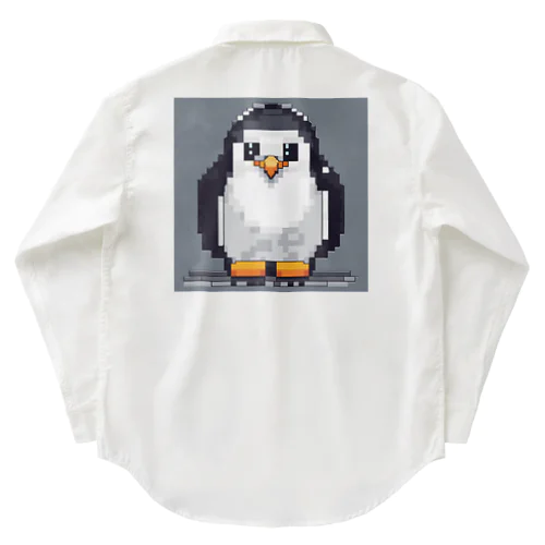 優しい眼差しペンギン Work Shirt