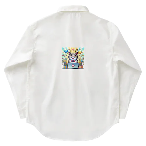 Create_an_illustration_of_a_cat_that_looks_incredi_new Work Shirt