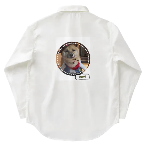 柴犬COOUo･ｪ･oU ワークシャツ