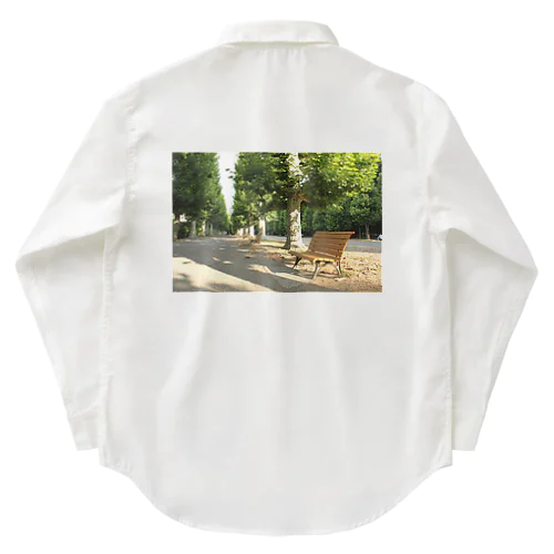 フレンチ風公園でゆっくり休憩しましょう Work Shirt