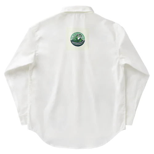 cute frog Work Shirt