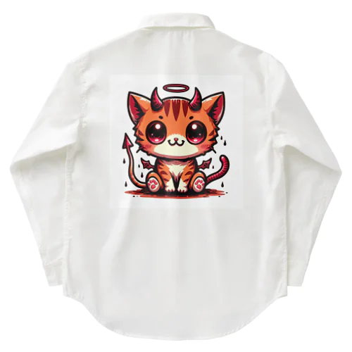 ♪地獄から召喚された悪魔猫♪ Work Shirt