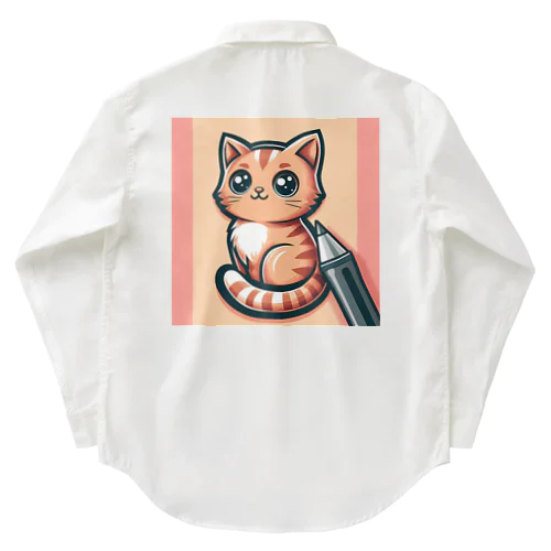 ねこニコばん Work Shirt