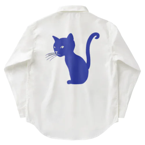 シルエットにゃん🐱 Work Shirt