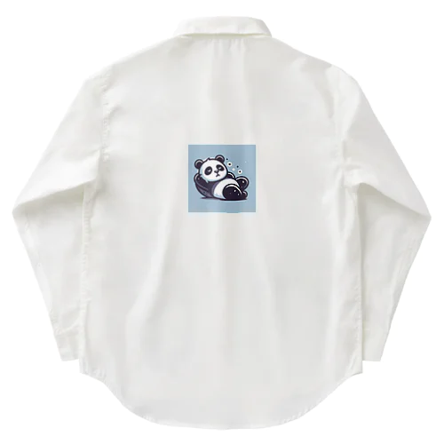 ふわふわのパンダ Work Shirt
