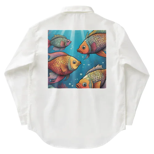 異世界　魚 Work Shirt