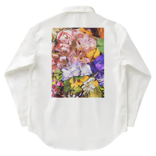 artificial flowers_01 Work Shirt