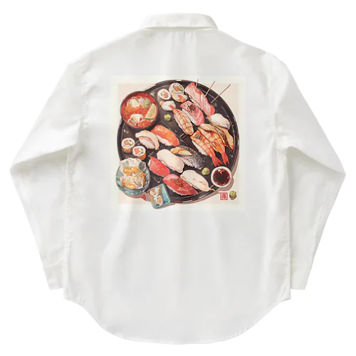 寿司 Marsa 106 ワークシャツ