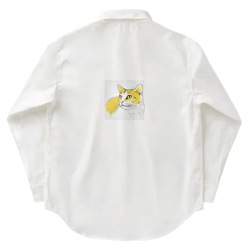 猫スケッチ　たまにゃん Work Shirt