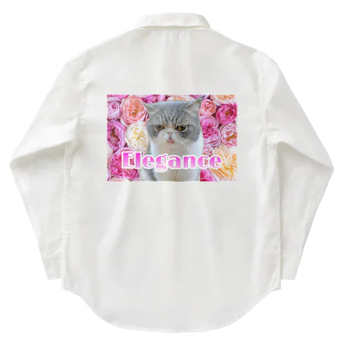 エレガンス猫 ～ヌコ～ Work Shirt