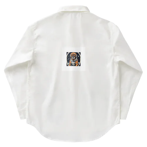 宇宙旅行ボクサー犬 Work Shirt