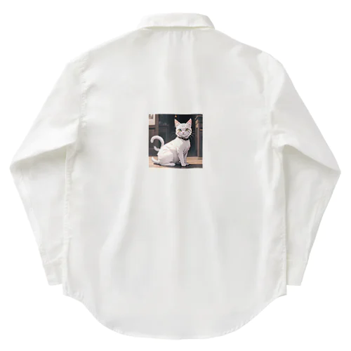 癒しの猫 Work Shirt