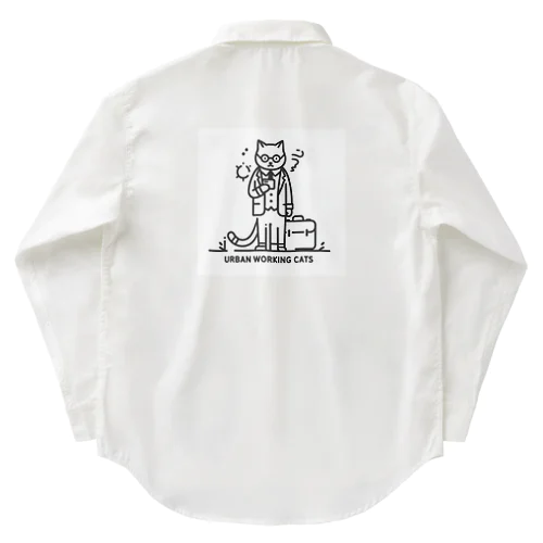 都会で働く猫 Work Shirt