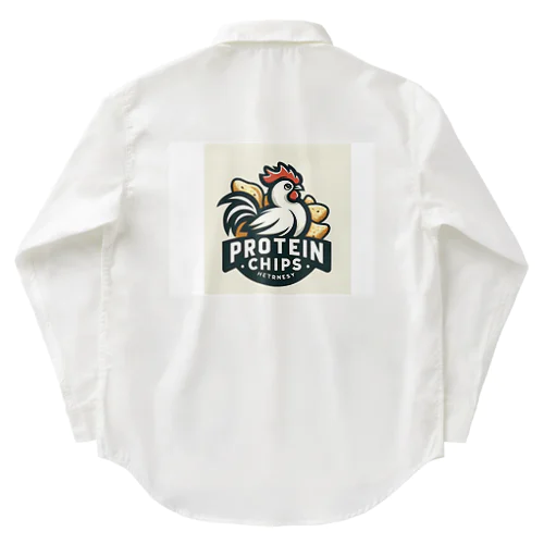 鶏肉チップスのロゴ Work Shirt