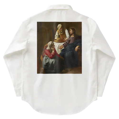 マルタとマリアの家のキリスト / Christ in the House of Martha and Mary Work Shirt