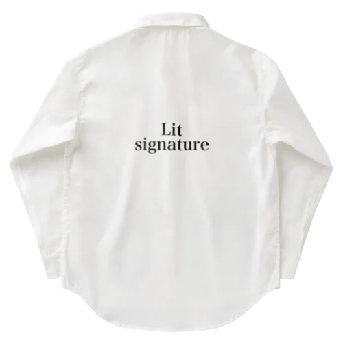 Lit signature ワークシャツ