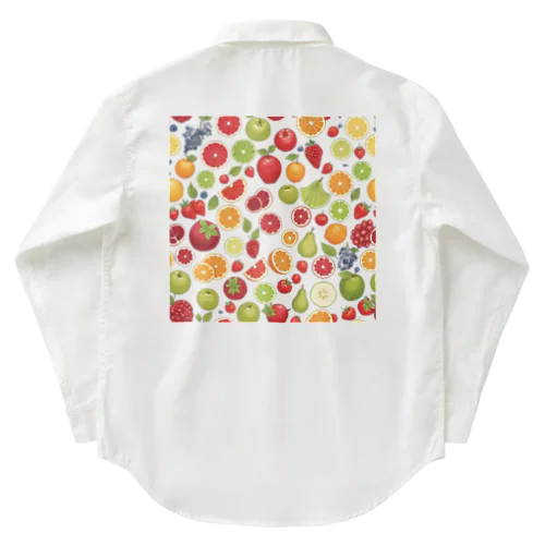 色々な果物 Work Shirt