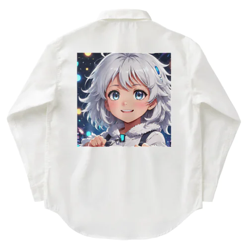 もふもふの美少女 Work Shirt