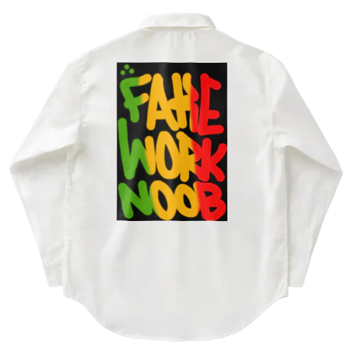 ラスタカラーグラフィティGRAFFITI  Work Shirt