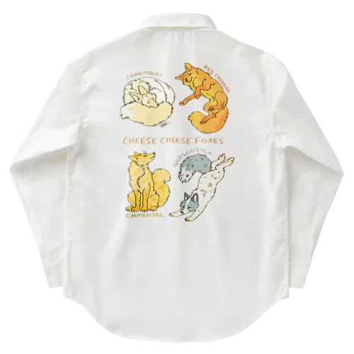 CHEESE CHEESE FOXES Work Shirt