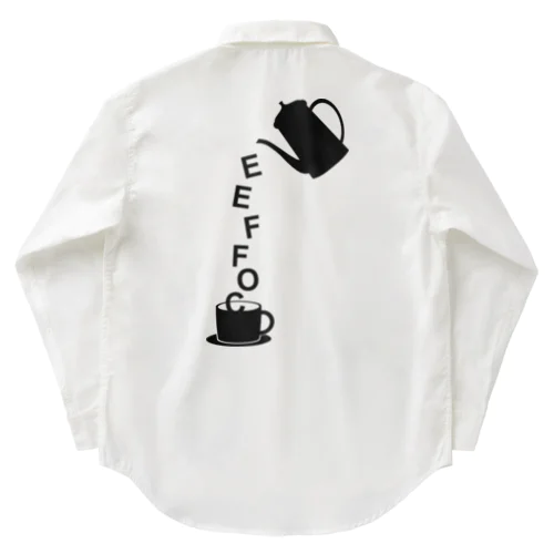 coffee words  Work Shirt