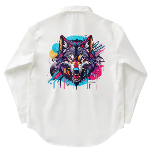 グラフティ Wolf🐺 ワークシャツ