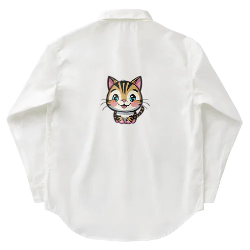 トラ子猫 Work Shirt