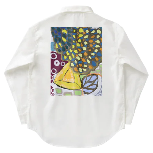 花　宝石　果物 Work Shirt