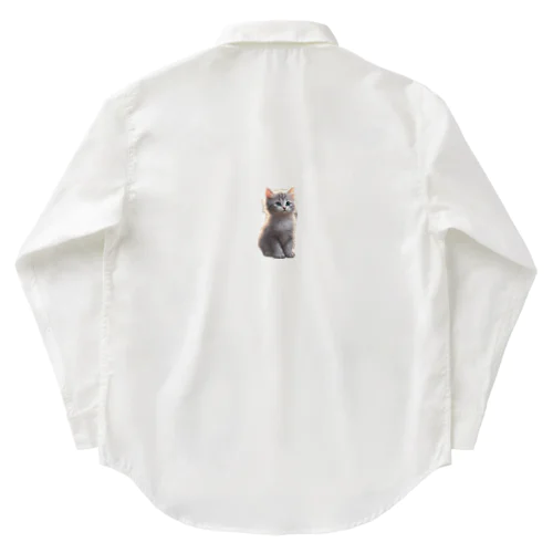 猫の門番 ワークシャツ
