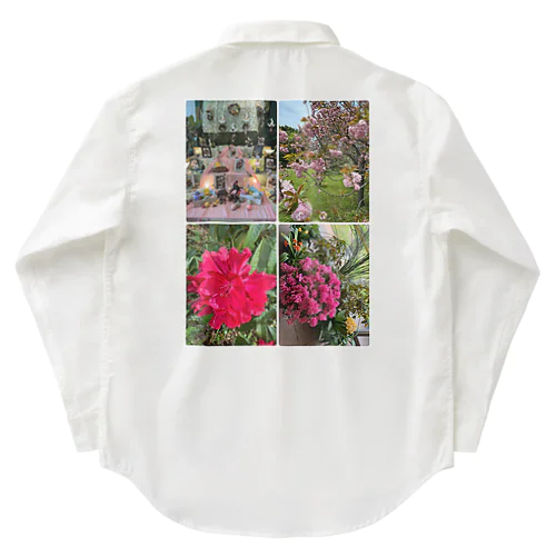 花見散歩 Work Shirt