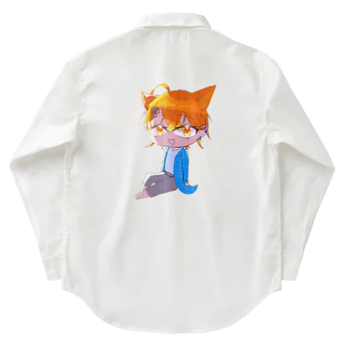 オリキャラの猫島くん Work Shirt