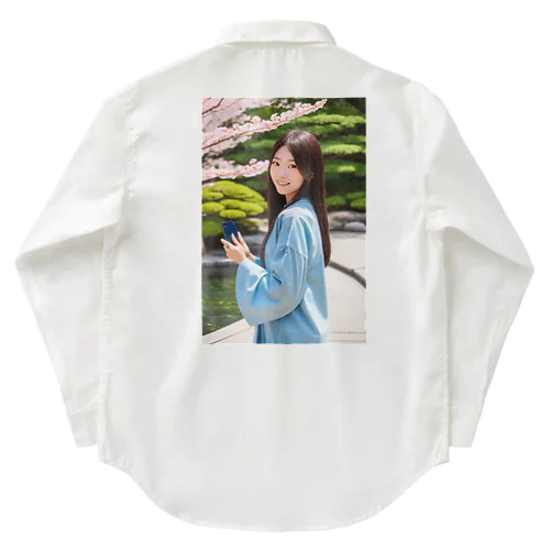 AI美女とデート　桜の季節編 Work Shirt