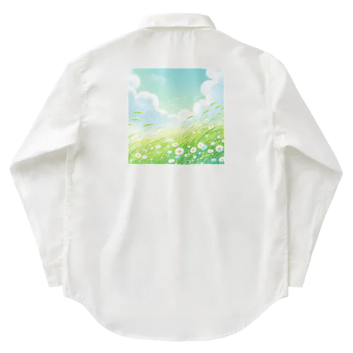 そよ風の吹く草原✨ ワークシャツ