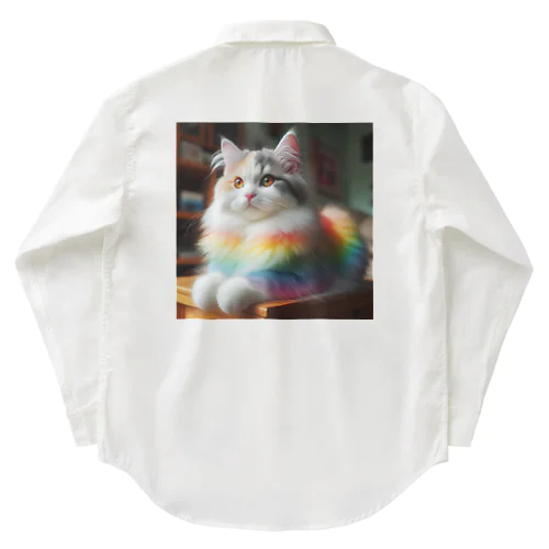 虹色CAT Work Shirt