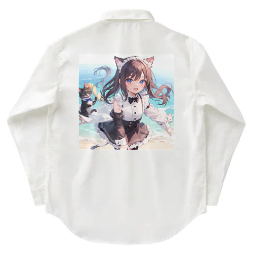 ねこニコばん Work Shirt