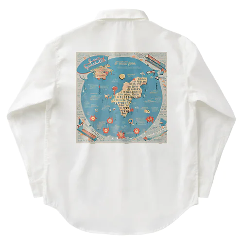 世界名言地図 Work Shirt