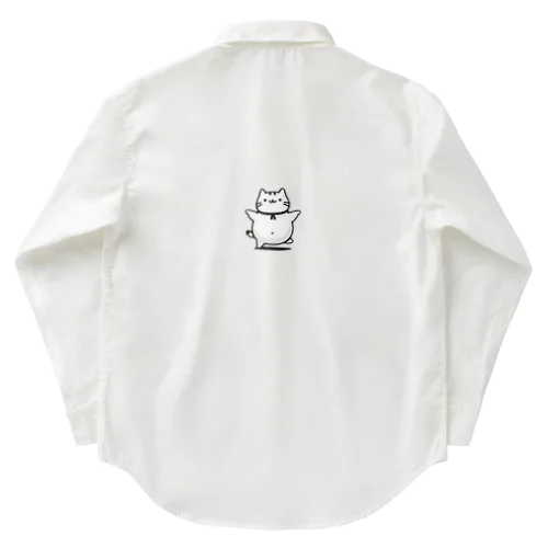 お腹のでてる猫7 Work Shirt